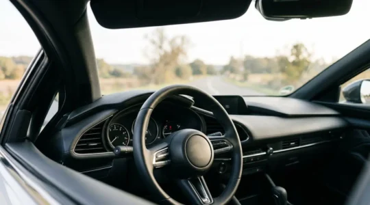 Système de sécurité airbag automobile en contexte réaliste