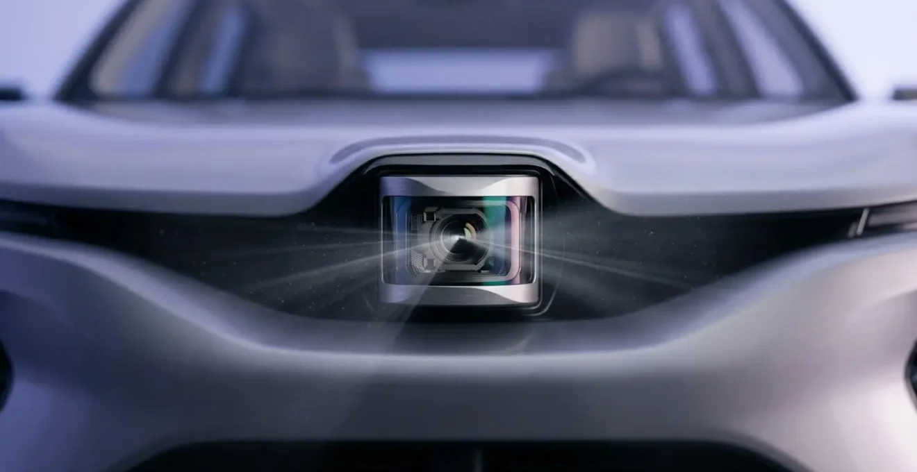 Capteur LiDAR haute définition intégré dans l'architecture d'un véhicule autonome moderne