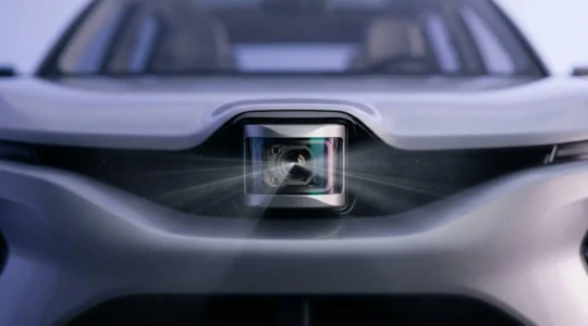 Capteur LiDAR haute définition intégré dans l'architecture d'un véhicule autonome moderne